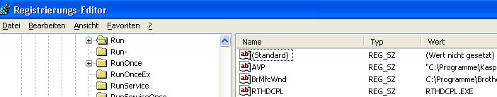 Eine optimierte Registry